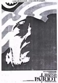 Plakat filmu Matinya seorang patriot