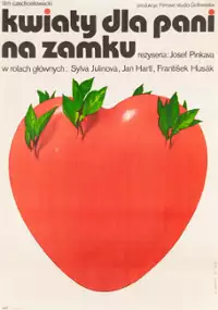 Plakat filmu Kwiaty dla pani na zamku