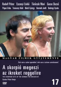 Plakat filmu A Skorpió megeszi az ikreket reggelire