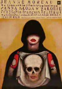 Plakat filmu Panna młoda w żałobie