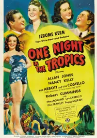 Plakat filmu Abbott i Costello w tropikach