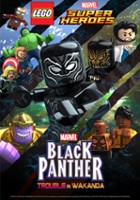 plakat filmu LEGO Marvel Super Bohaterowie: Czarna Pantera: Wakanda ma kłopoty