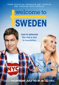 Plakat serialu Welcome to Sweden