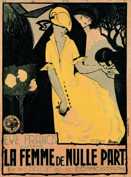 plakat filmu Kobieta znikąd