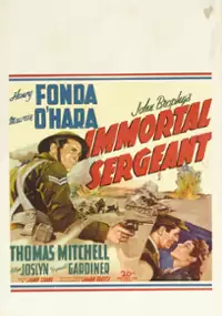 Plakat filmu Immortal Sergeant