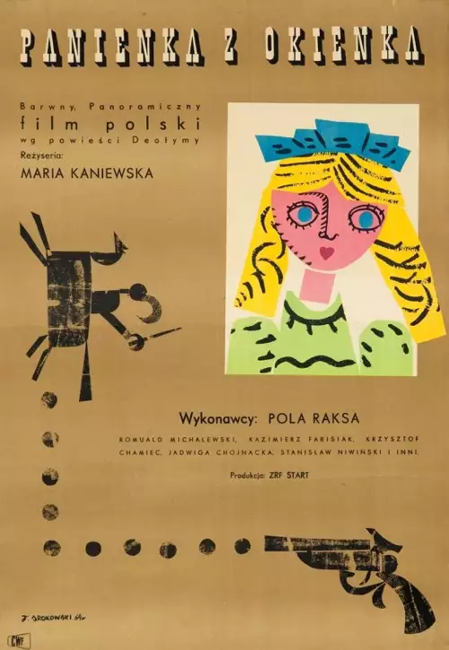 plakat filmu Panienka z okienka