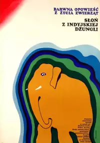Plakat filmu Słoń z indyjskiej dżungli