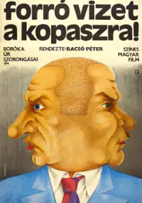 Plakat filmu Forró vizet a kopaszra!