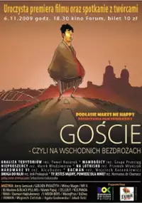 Plakat filmu Goście, czyli na wschodnich bezdrożach