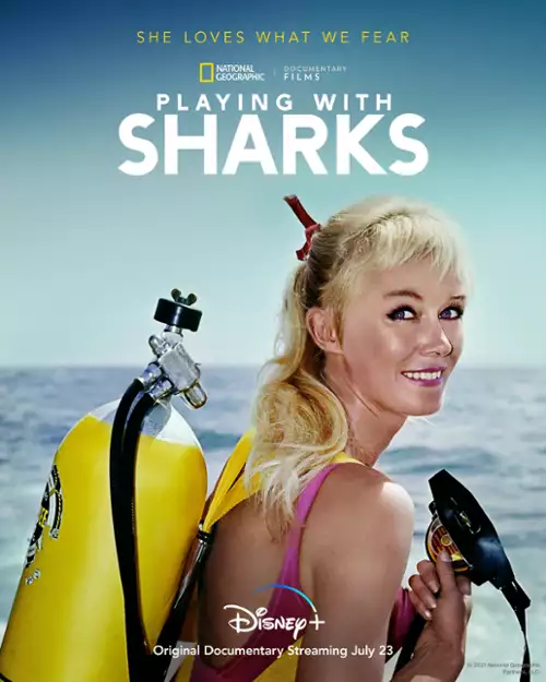 plakat filmu Oko w oko z rekinem