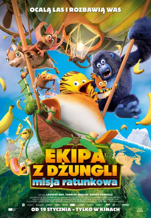 plakat filmu Ekipa z dżungli. Misja ratunkowa