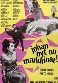 Plakat filmu Johan nyt on markkinat!