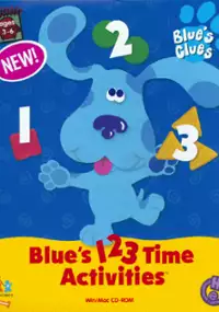 Plakat gry Blue&#39;s 123 Time Activities