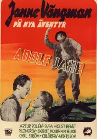 Plakat filmu Janne V&auml;ngman p&aring; nya &auml;ventyr