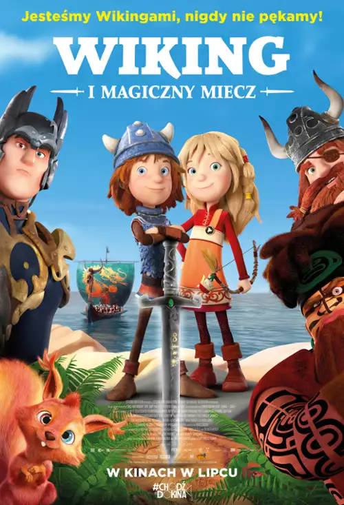 plakat filmu Wiking i magiczny miecz