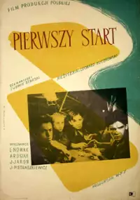 Plakat filmu Pierwszy start