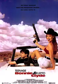 Plakat filmu Młoda Bonnie i złodziej Clyde