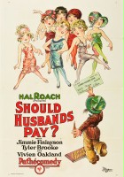 plakat filmu Should Husbands Pay?