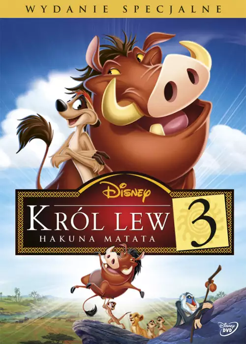 plakat filmu Król Lew 3: Hakuna Matata