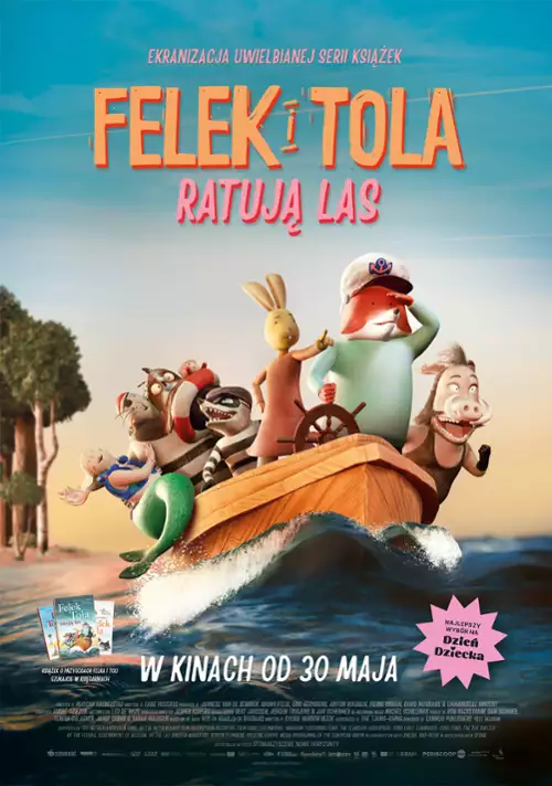 plakat filmu Felek i Tola ratują las