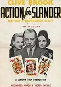 Plakat filmu Action for Slander