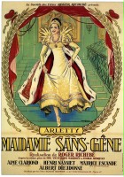 plakat filmu Madame Sans-Gêne