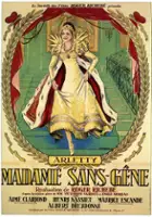 plakat filmu Madame Sans-Gêne