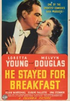 plakat filmu He Stayed for Breakfast