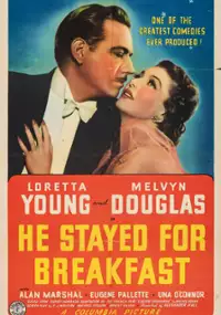 Plakat filmu He Stayed for Breakfast