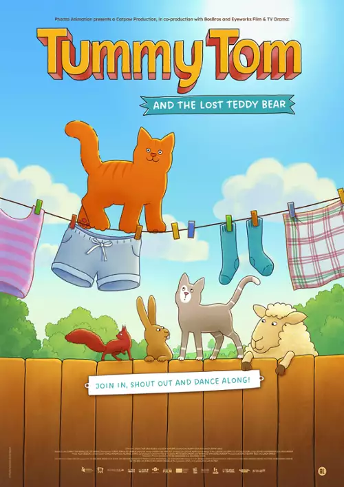 plakat filmu Kotek Psotek szuka misia