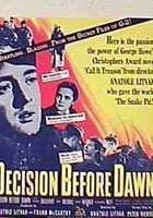 plakat filmu Decyzja przed świtem