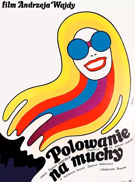 plakat filmu Polowanie na muchy
