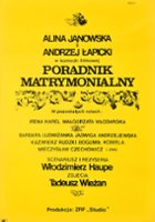 plakat filmu Poradnik matrymonialny