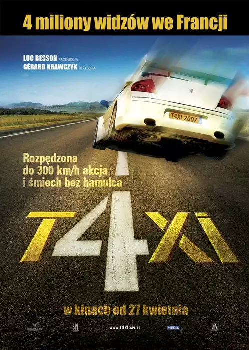 plakat filmu Taxi 4
