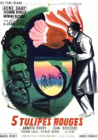 Plakat filmu Cinq tulipes rouges