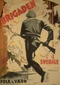 Plakat filmu Brigaden i Sverige