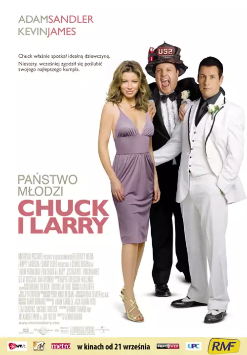 plakat filmu Państwo młodzi: Chuck i Larry