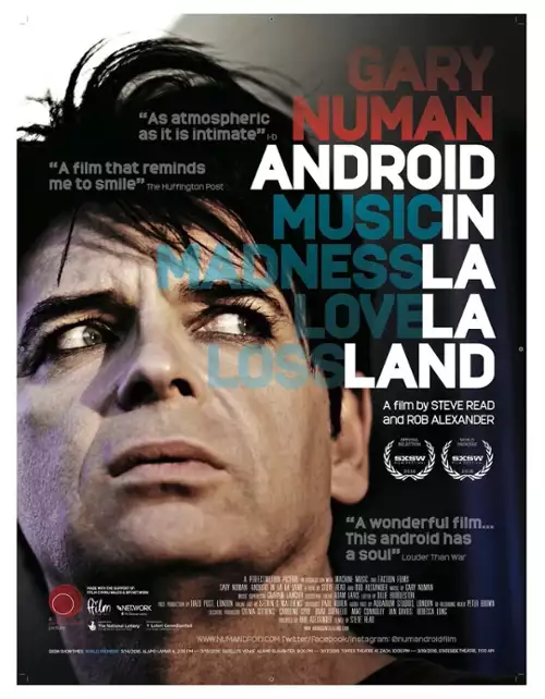 plakat filmu Gary Numan: Android In La La Land