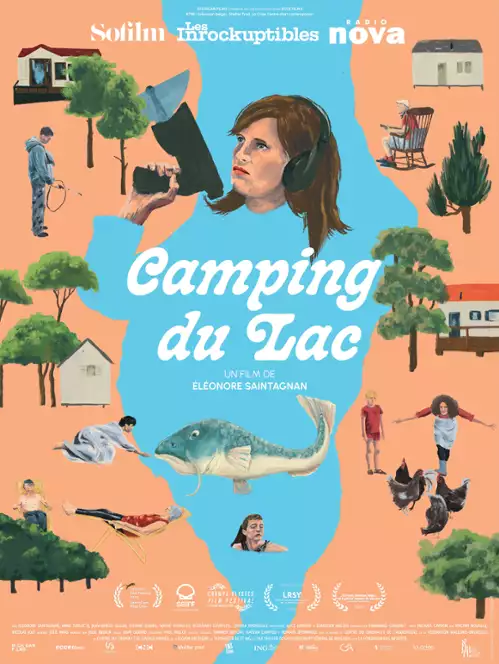 plakat filmu Kemping nad jeziorem