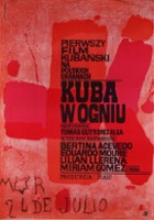 plakat filmu Kuba w ogniu
