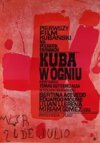 Plakat filmu Kuba w ogniu