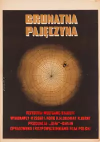 Plakat filmu Brunatna pajęczyna