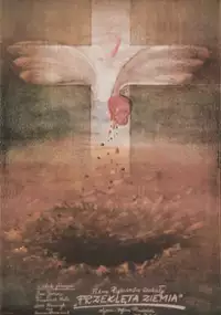 Plakat filmu Przeklęta ziemia