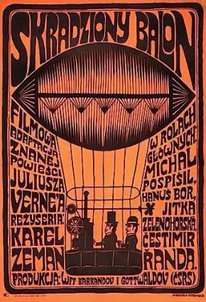 plakat filmu Skradziony balon