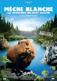 Plakat filmu Biała Smużka - przygody małego bobra