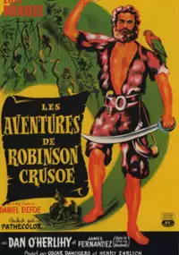 Plakat filmu Przygody Robinsona Crusoe