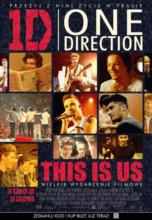 plakat filmu One Direction: This is Us