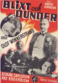 Plakat filmu Blixt och dunder