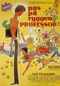 Plakat filmu Pas på ryggen, professor