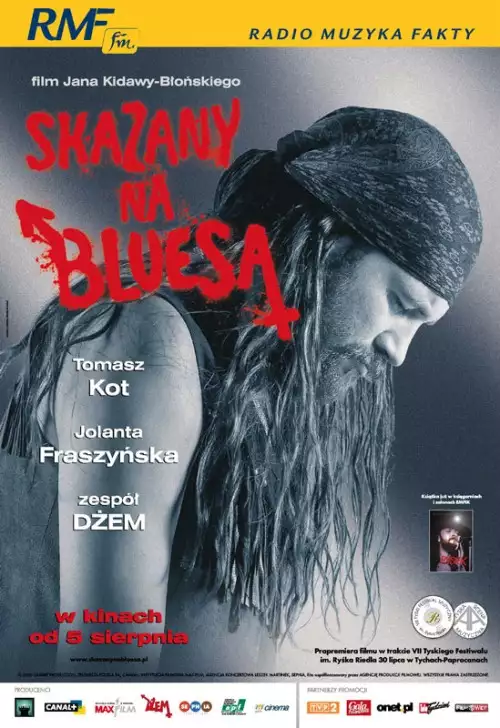 plakat filmu Skazany na bluesa